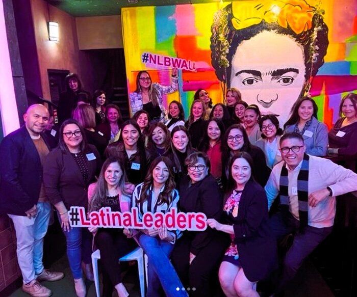 business owners at NLBWA LA networking mixer in Los Angeles