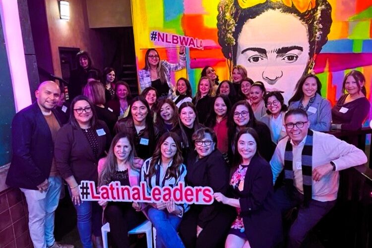 business owners at NLBWA LA networking mixer in Los Angeles