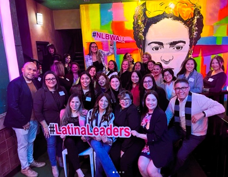 business owners at NLBWA LA networking mixer in Los Angeles